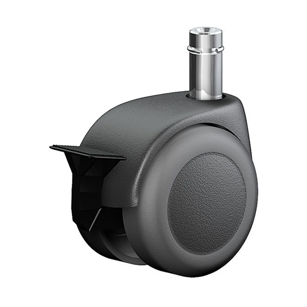 Swivel Castor With Wheel Brake Furniture Castors Series 530 ST, Wheel PU